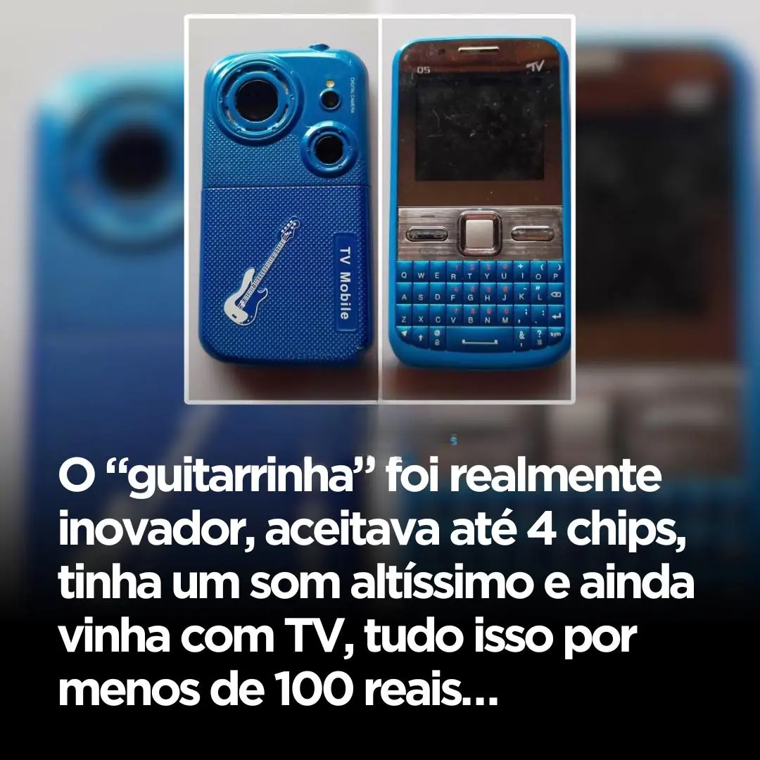 No auge dos celulares populares no Brasil, um modelo im