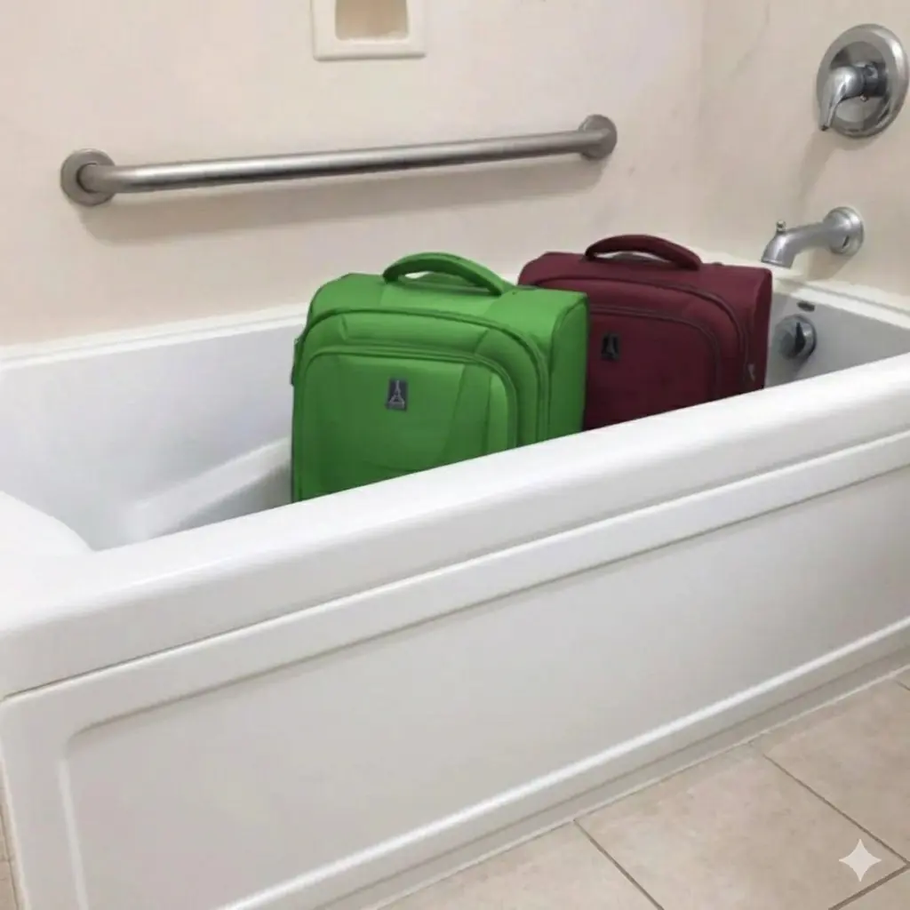 Check-in no Hotel: Por que Você Deve Colocar sua Mala na Banheira Assim que Chegar?