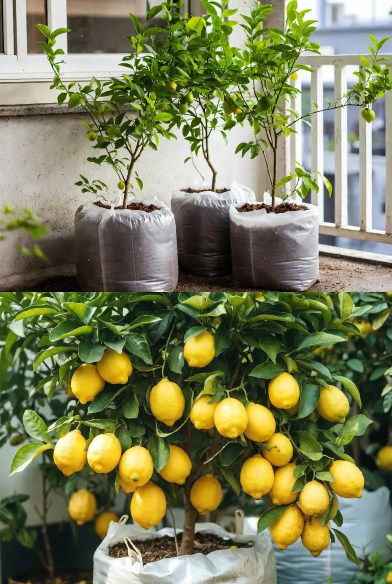 Segredo de fertilizante caseiro mantém o limoeiro florindo e produzindo frutos o ano todo