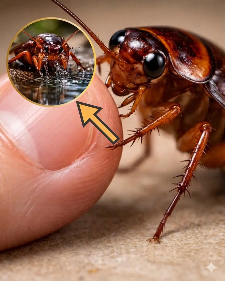 A ciência explica por que baratas parecem “se limpar” depois de tocar em humanos 🪳