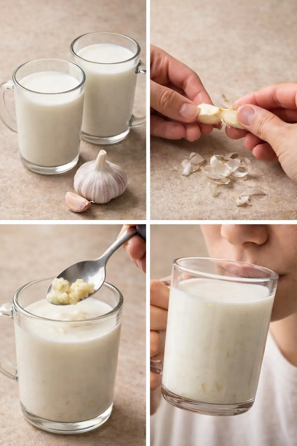 Misture alho com leite e você vai me agradecer