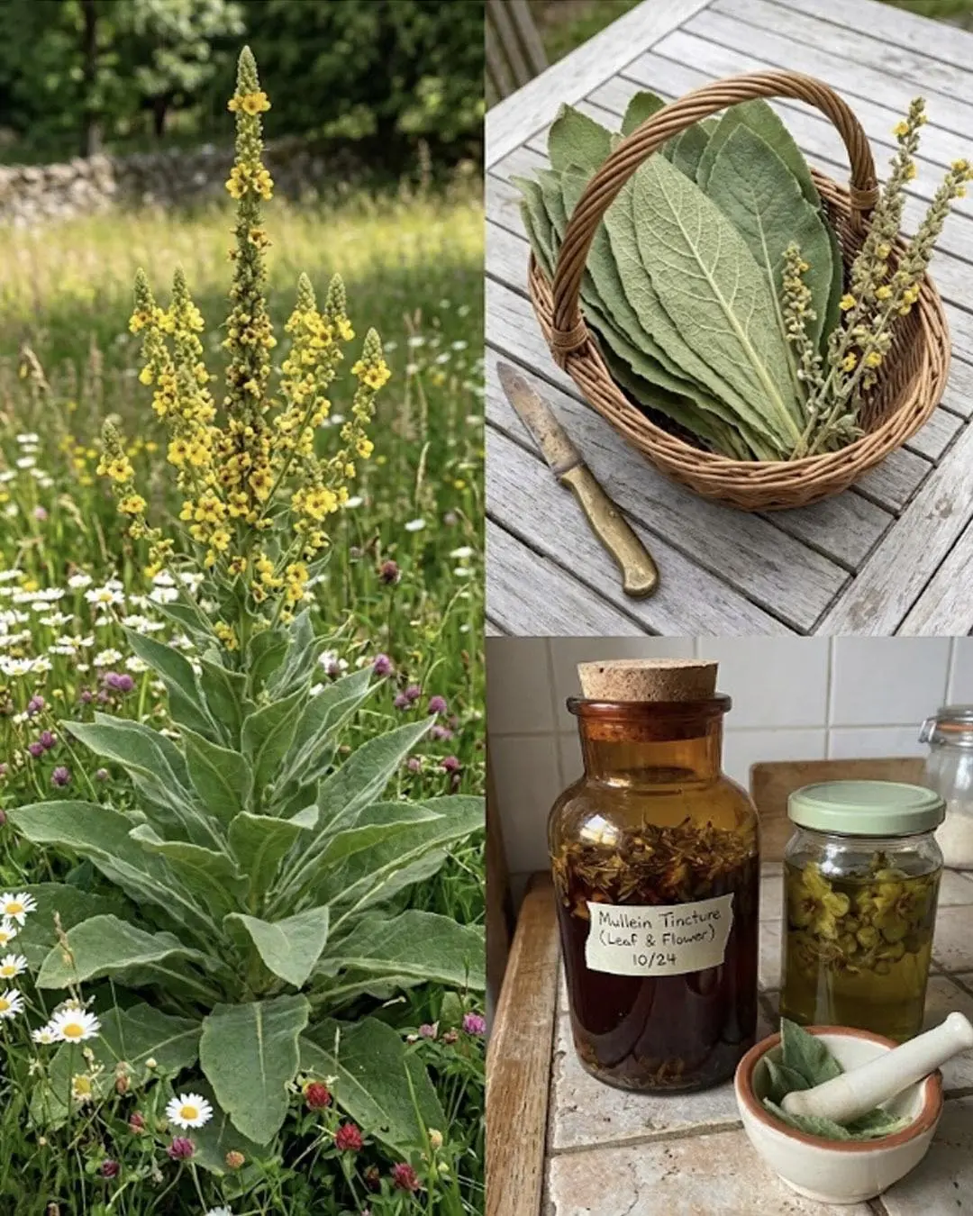 Todo mundo adora verbasco, mas poucas pessoas conhecem o valor de suas folhas...