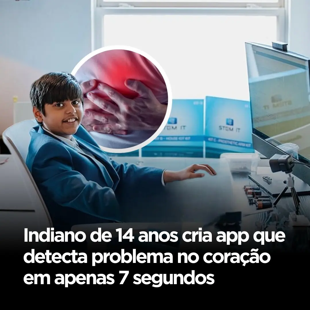 Aos 14 anos, o indiano Siddharth Nandyala criou um aplicativo