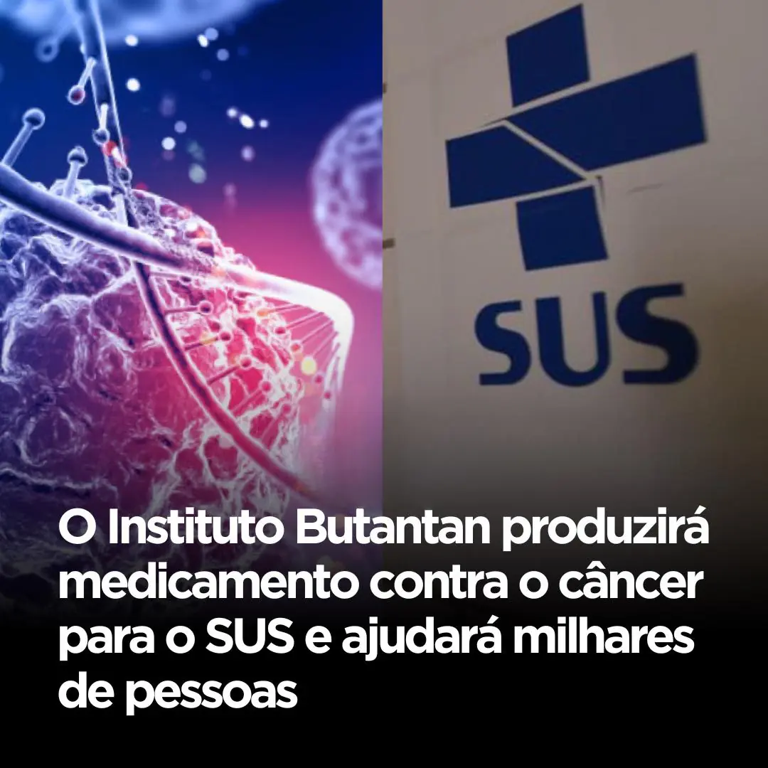O Instituto Butantan vai começar a produzir no país um medicamento