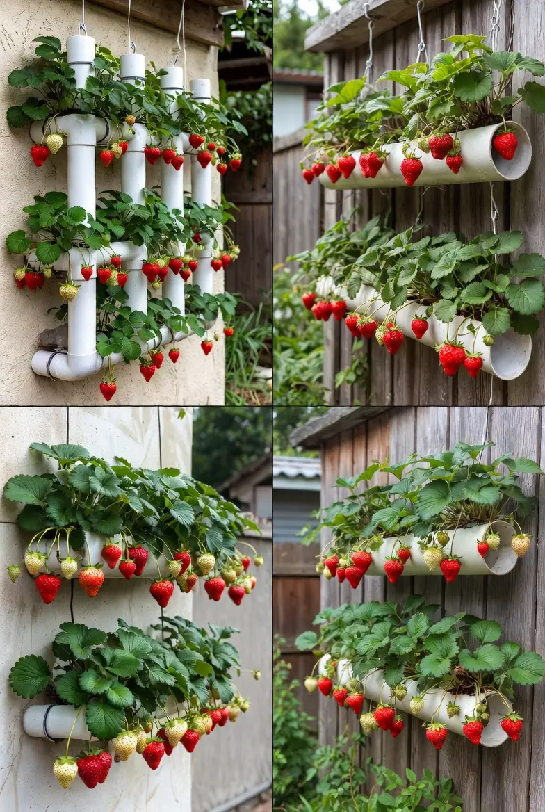 Técnica simples de cultivo de morangos para uma horta produtiva