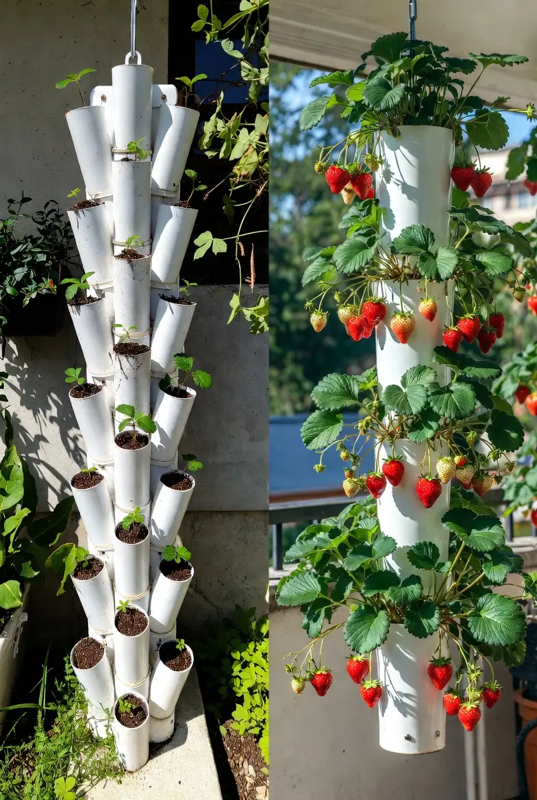 Cultive morangos frescos em casa com esta técnica de jardinagem fácil