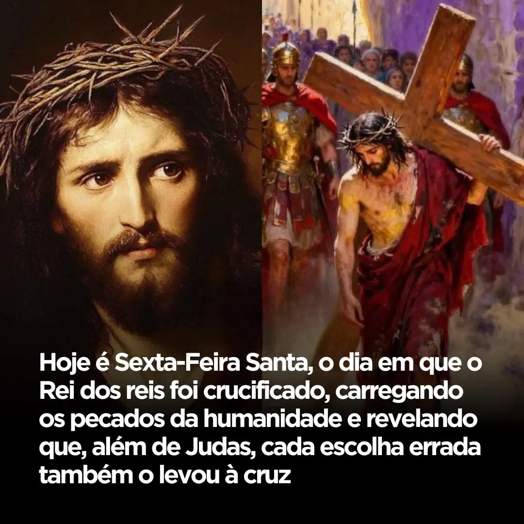 Na Bíblia, a Sexta-Feira Santa marca o dia em que Jesus Cristo foi levado ao Calvário e crucificado.