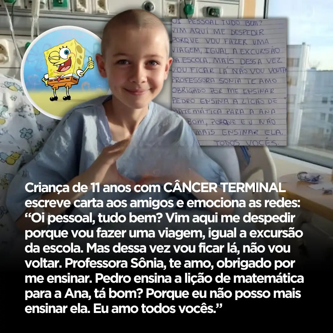 Uma carta simples… que carrega um peso impossível de ignorar