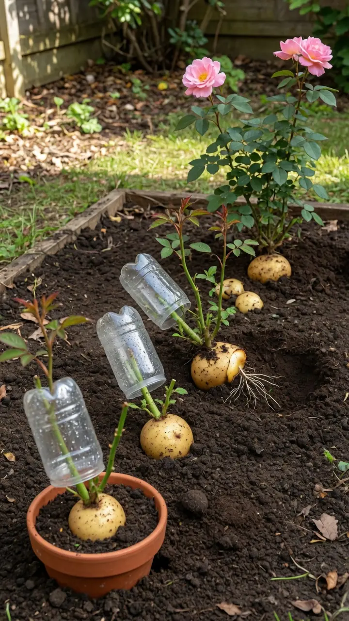 Esqueça os hormônios: é possível enraizar uma rosa cortada usando uma batata? Como plantar rosas em batatas