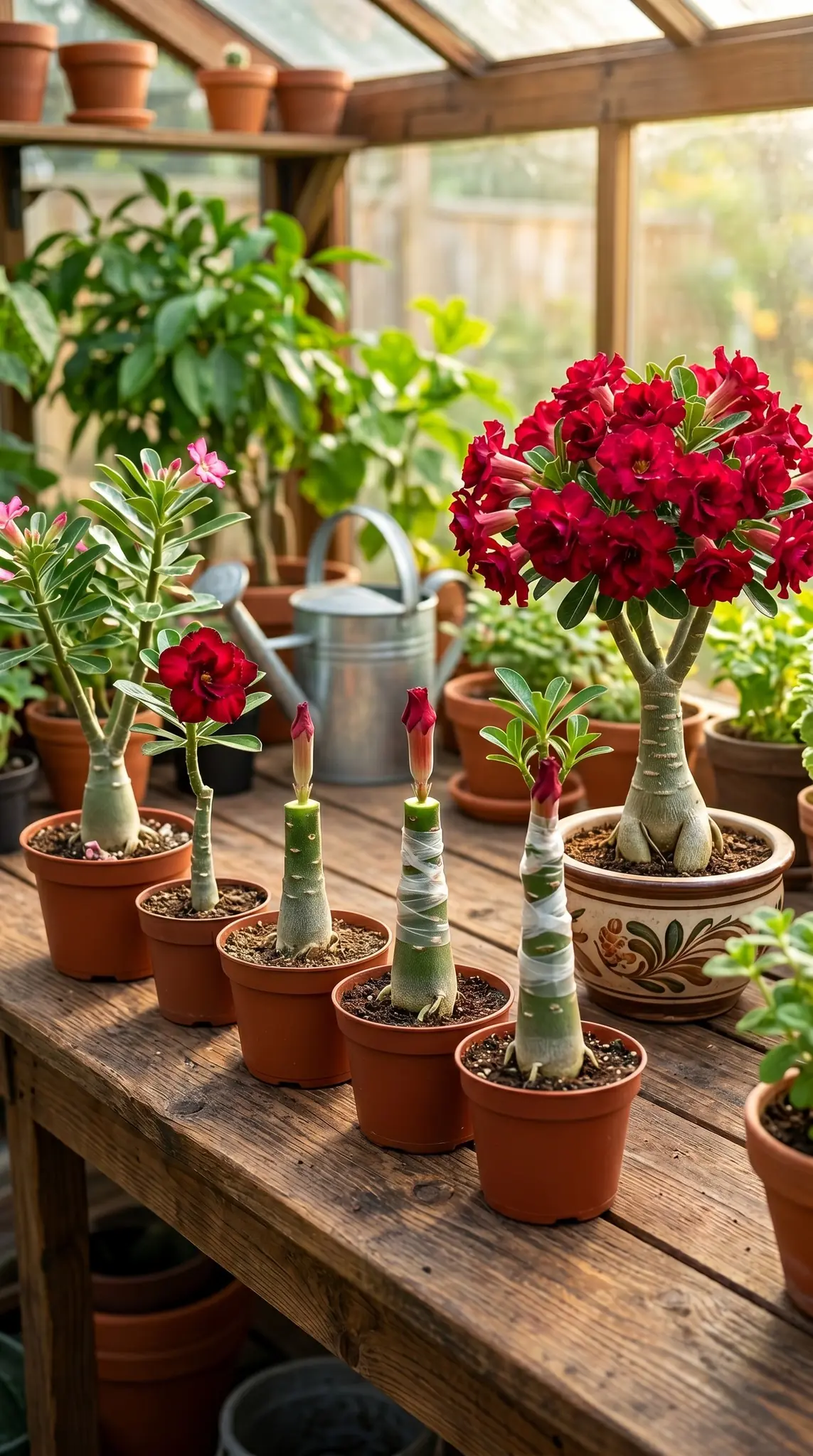 Transforme Sua Rosa-do-Deserto: Guia Completo para Enxertia de Adenium Obesum em Casa