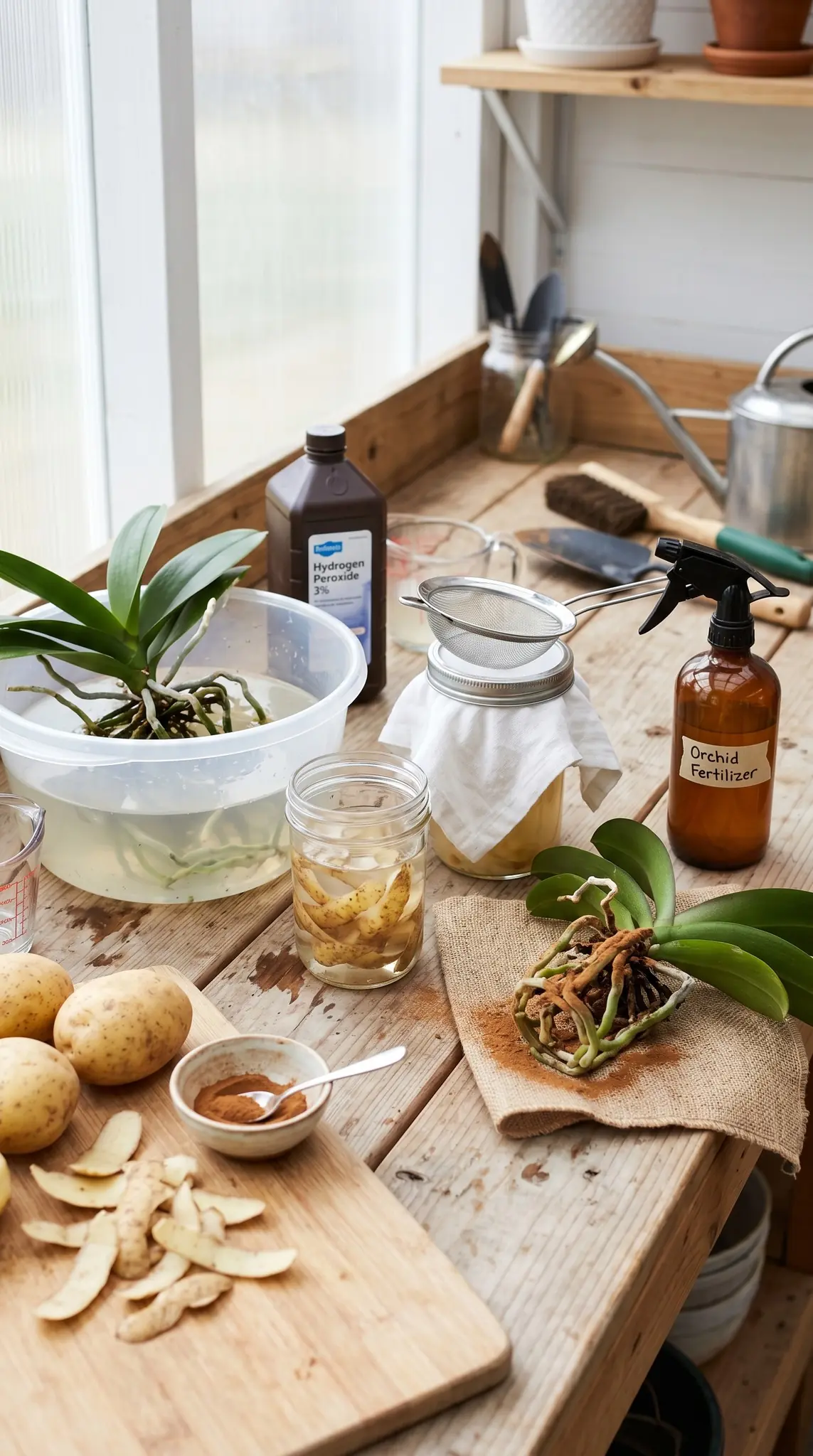 Cómo hacer un fertilizante para orquídeas en casa.