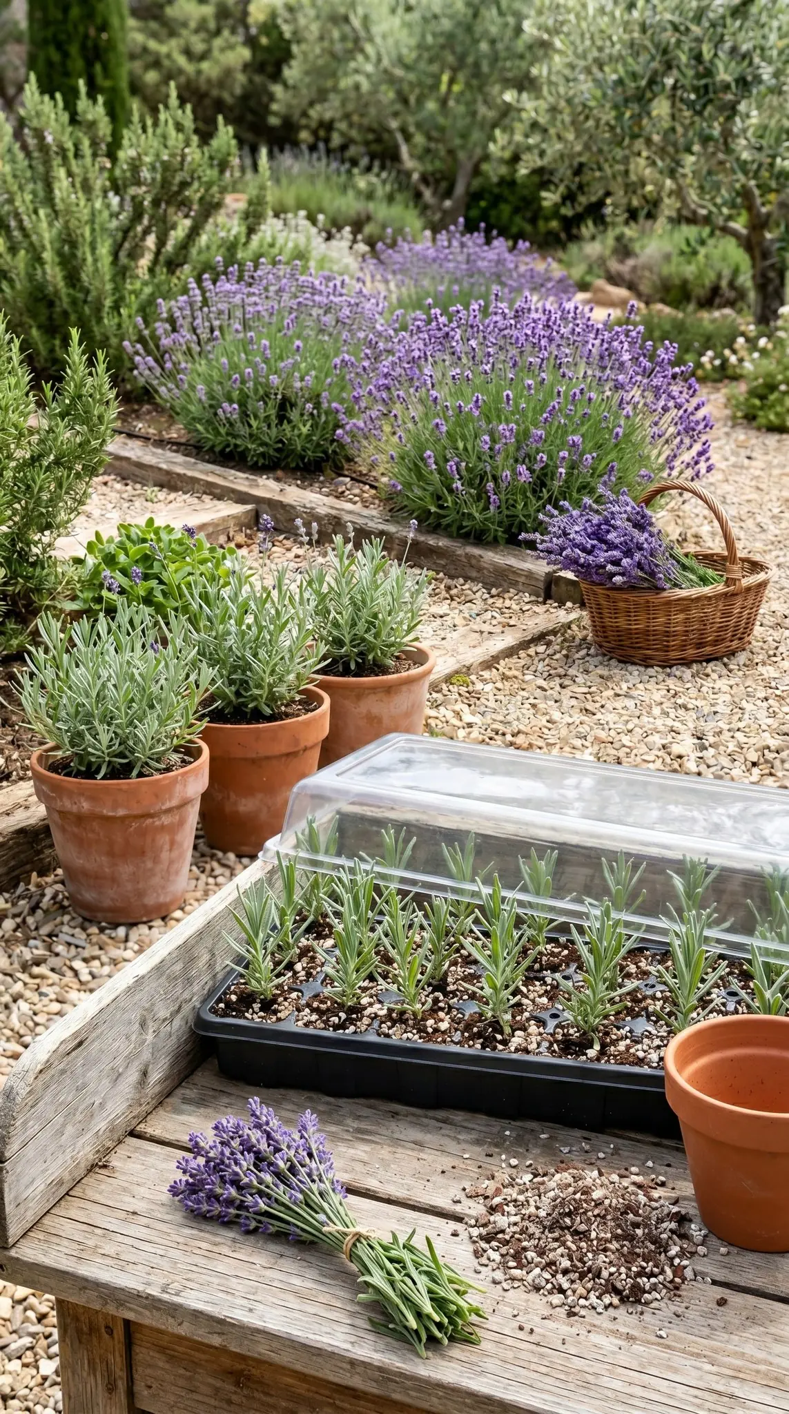 Cómo propagar lavanda con esquejes.