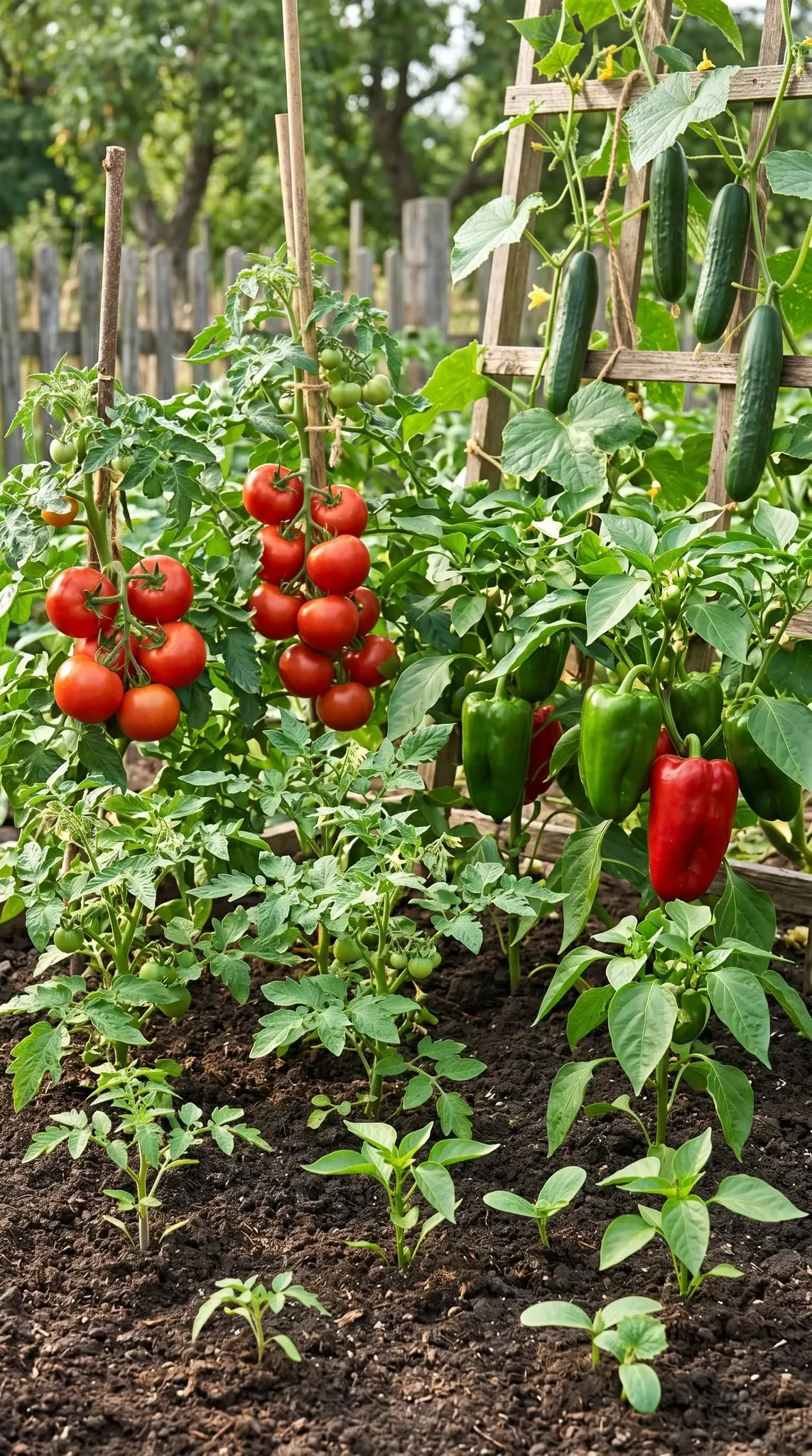 Nunca plante tomates, pimentões e pepinos sem isso – sempre dê para as plantas