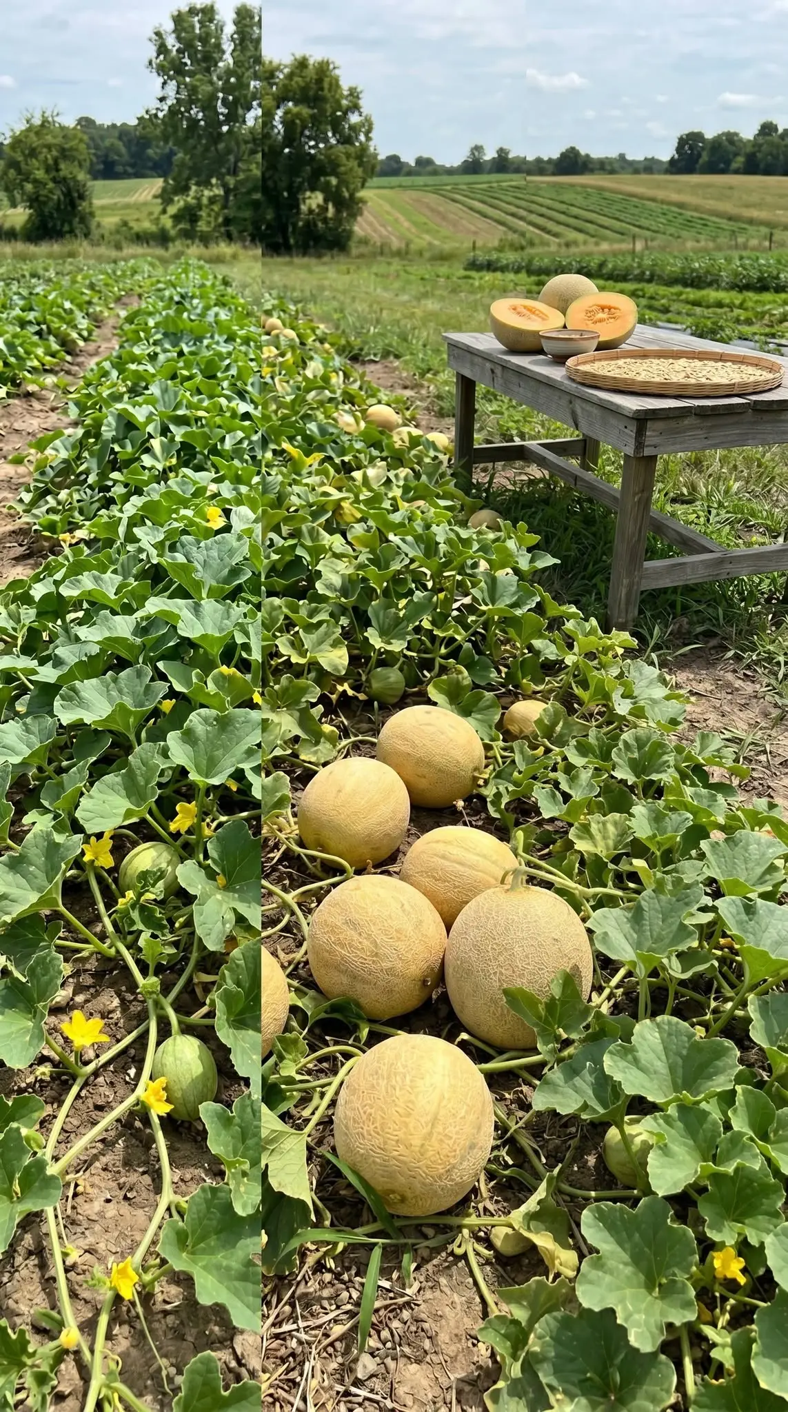 O Poder Oculto do Melão: Fruta Refrescante e Sementes que Curam