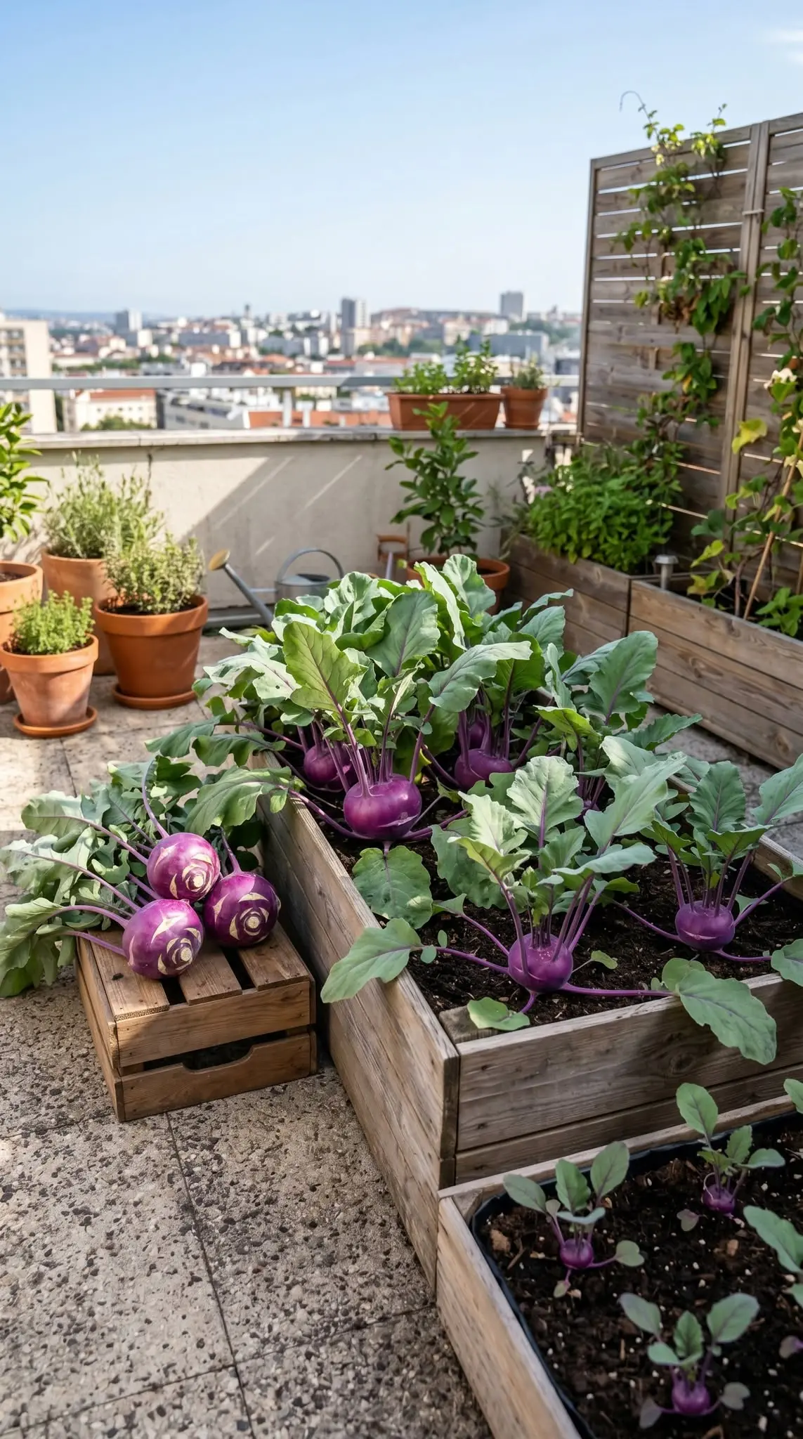 Kohlrabi Roxo no Terraço: Como Cultivar Bulbos Grandes e Saborosos com Facilidade