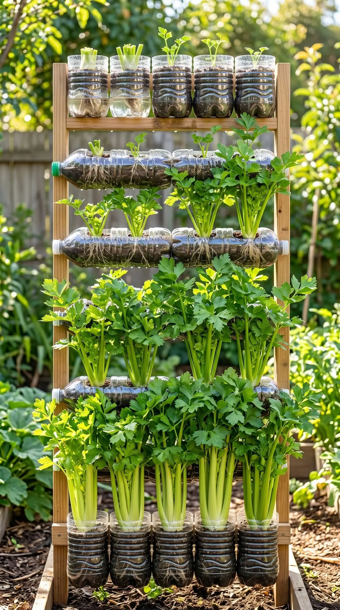 A Revolução do Aipo: Cultive Vegetais Verdinhos e Saudáveis Usando Apenas Garrafas Plásticas