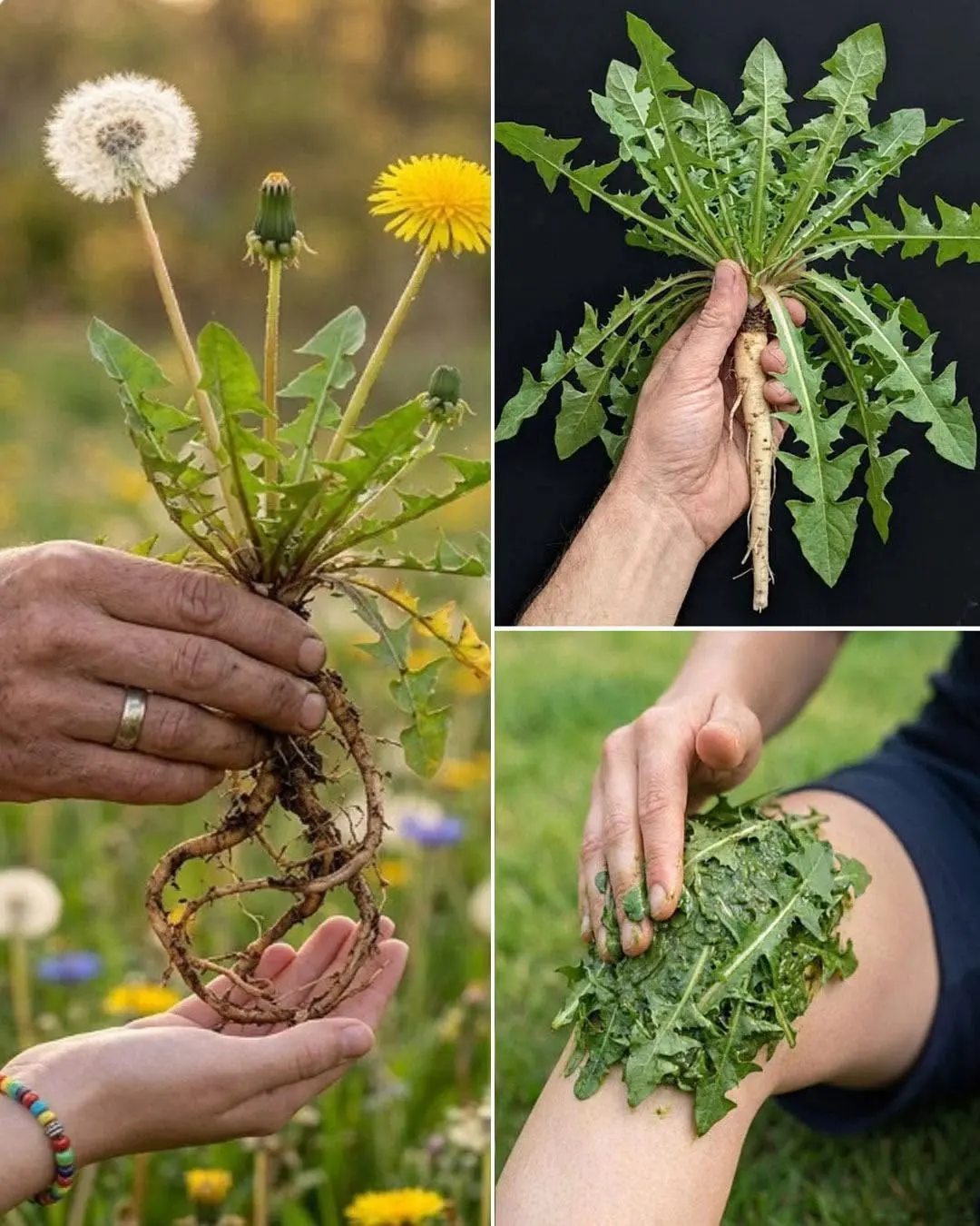 A maioria das pessoas não faz ideia de que as folhas do dente-de-leão são a parte mais importante da planta...