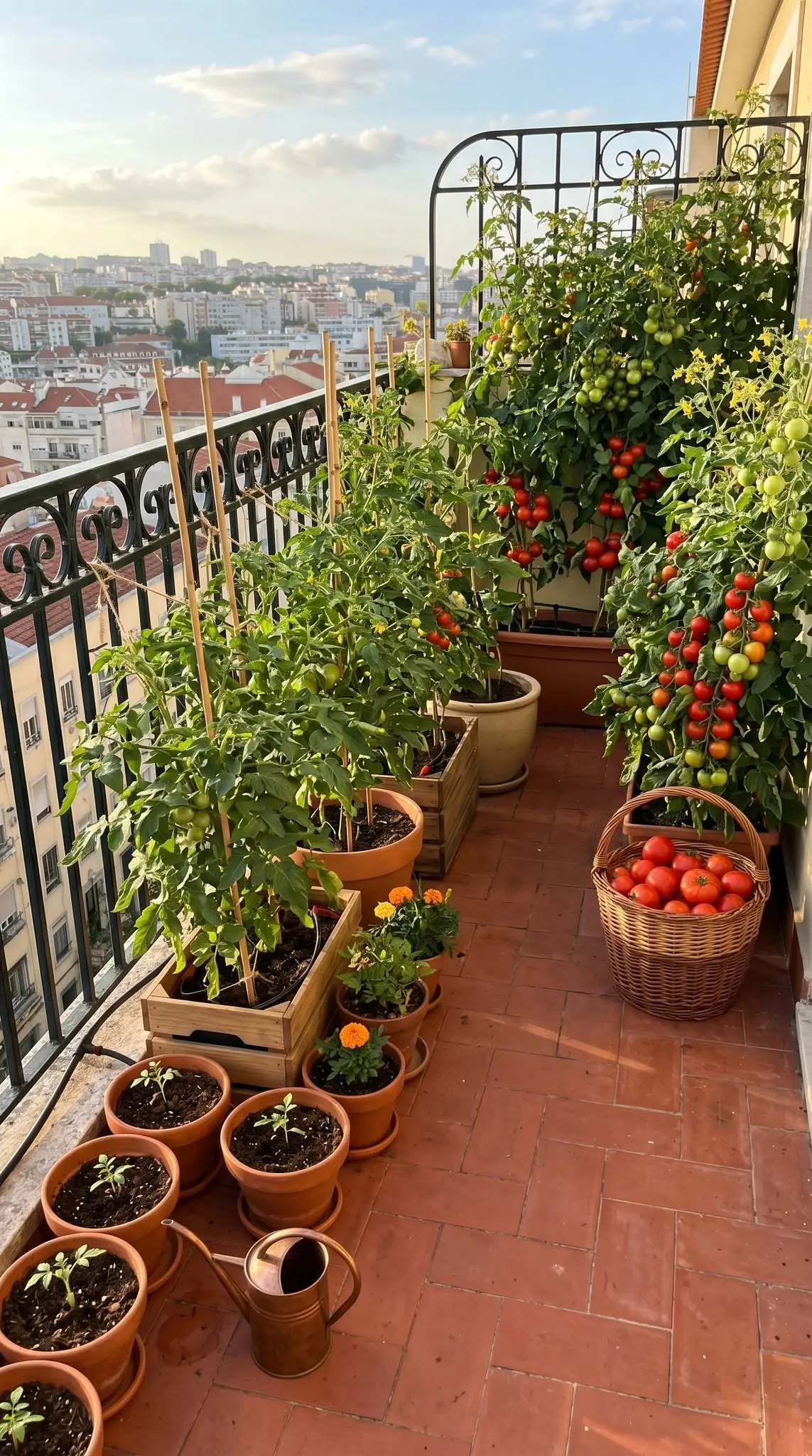 Tomates no Terraço: Como Pequenos Espaços Podem Render Colheitas Surpreendentes