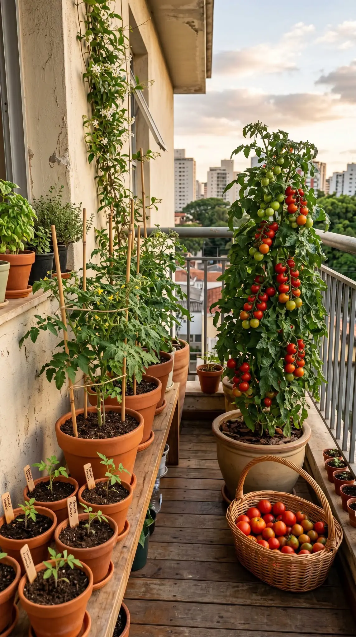 Tomates da Varanda: Como Ter uma Colheita Rápida e Abundante Mesmo em Espaços Pequenos