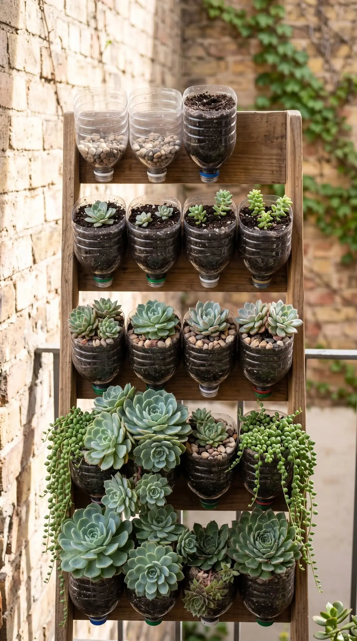 Suculentas sem Mistério: Ideias Inovadoras para Cultivar em Garrafas Plásticas com Estilo e Sustentabilidade