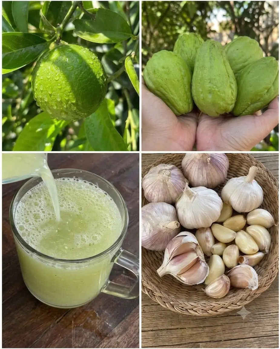 Chuchu, Alho e Limão: A Sinergia Natural para Proteger Suas Articulações, Circulação e Pressão Arterial