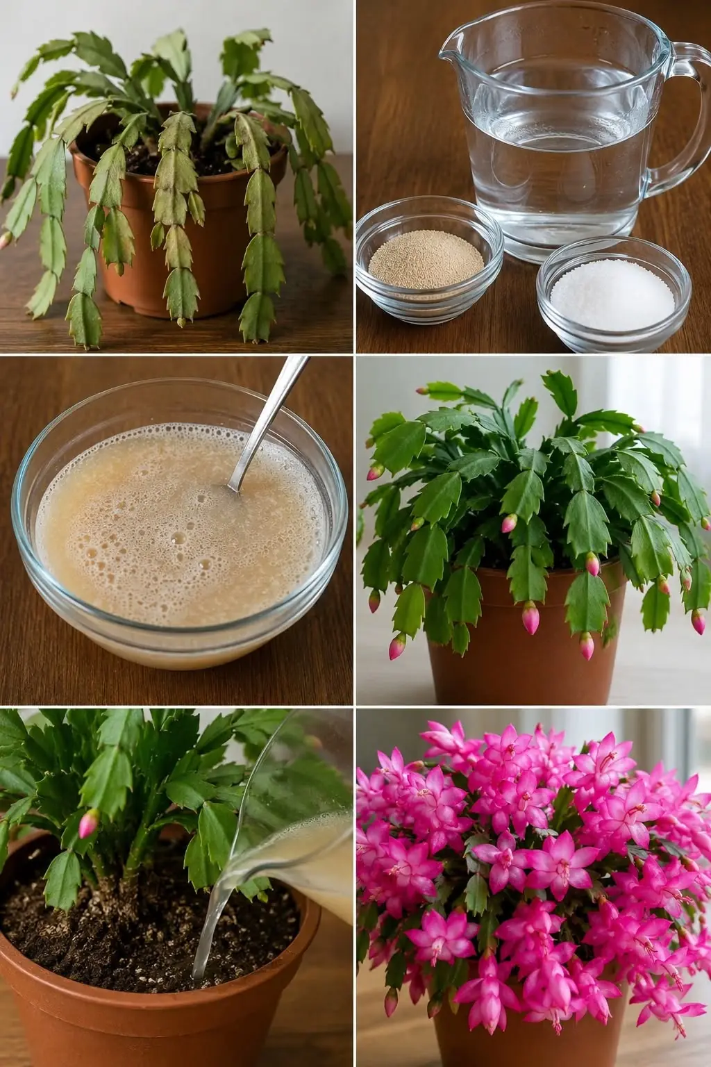 Revitalize seu cacto-de-natal: dicas simples para estimular uma floração exuberante e bonita, mesmo em plantas debilita