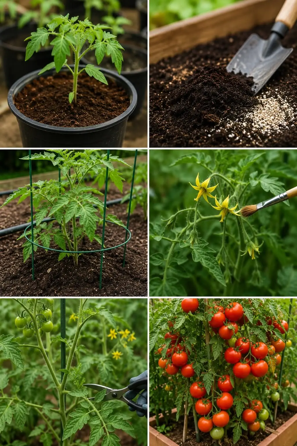 Tomates em Abundância: Segredos Simples para uma Colheita Incrível