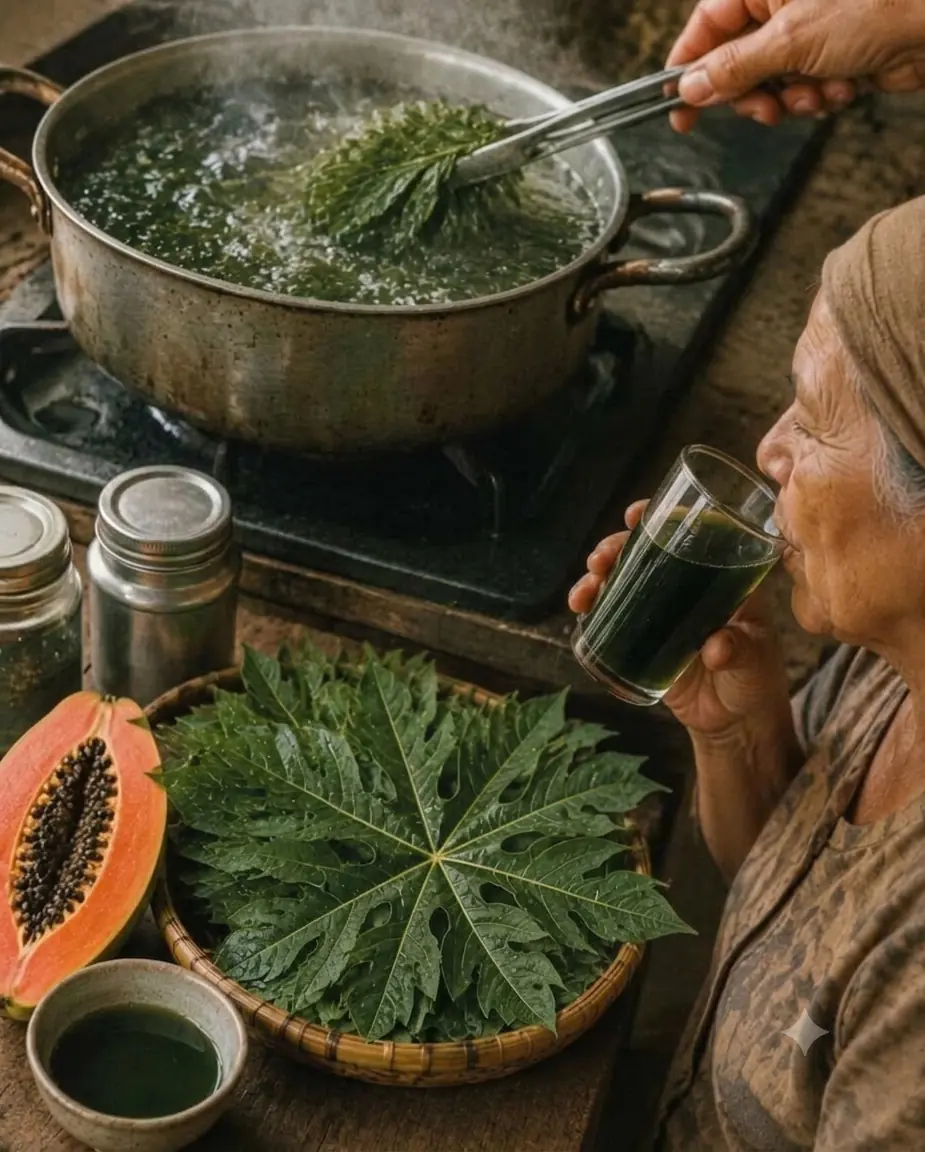 Folhas de Mamoeiro Fervidas: Benefícios Potenciais, Usos Tradicionais e Como Preparar Este Chá Herbal
