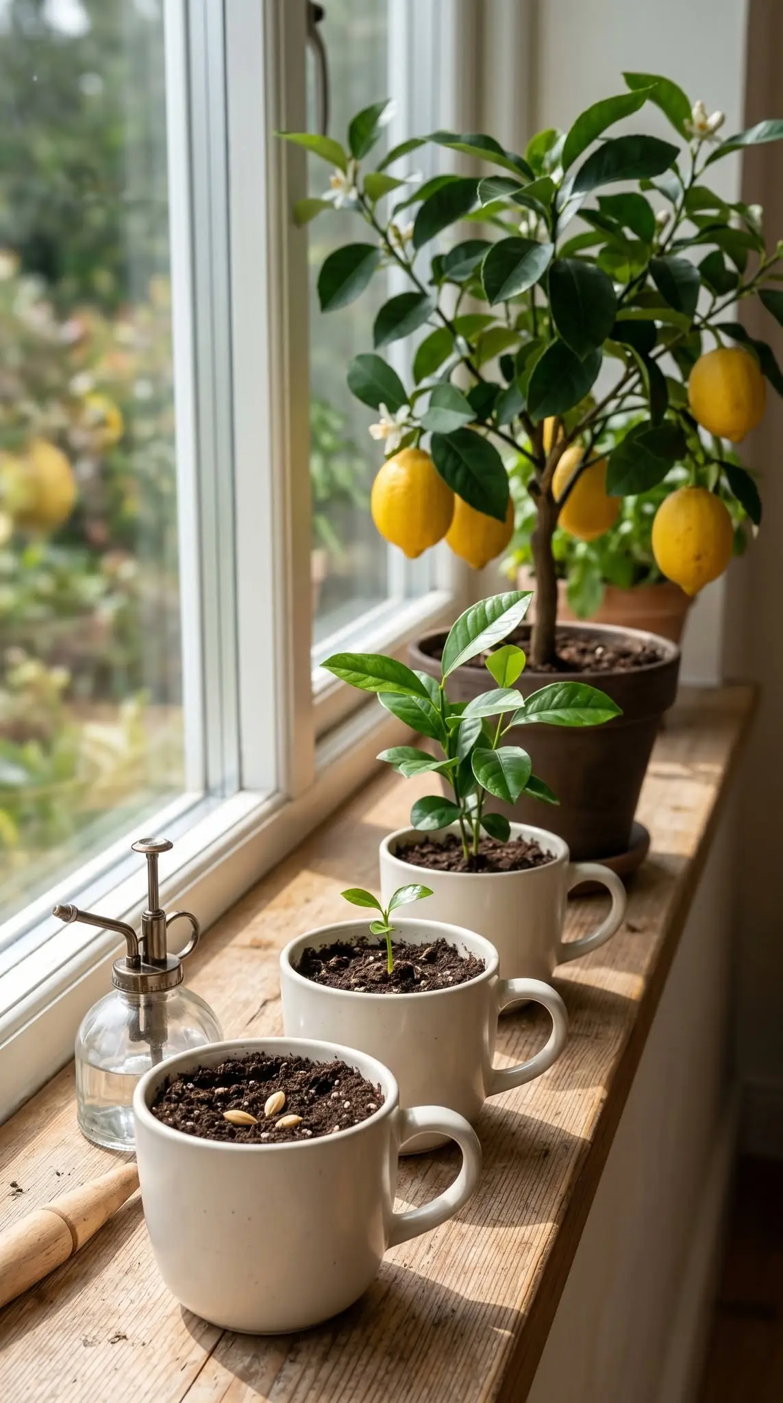 Así cultiva un limón en una taza para dar sabor a toda la casa