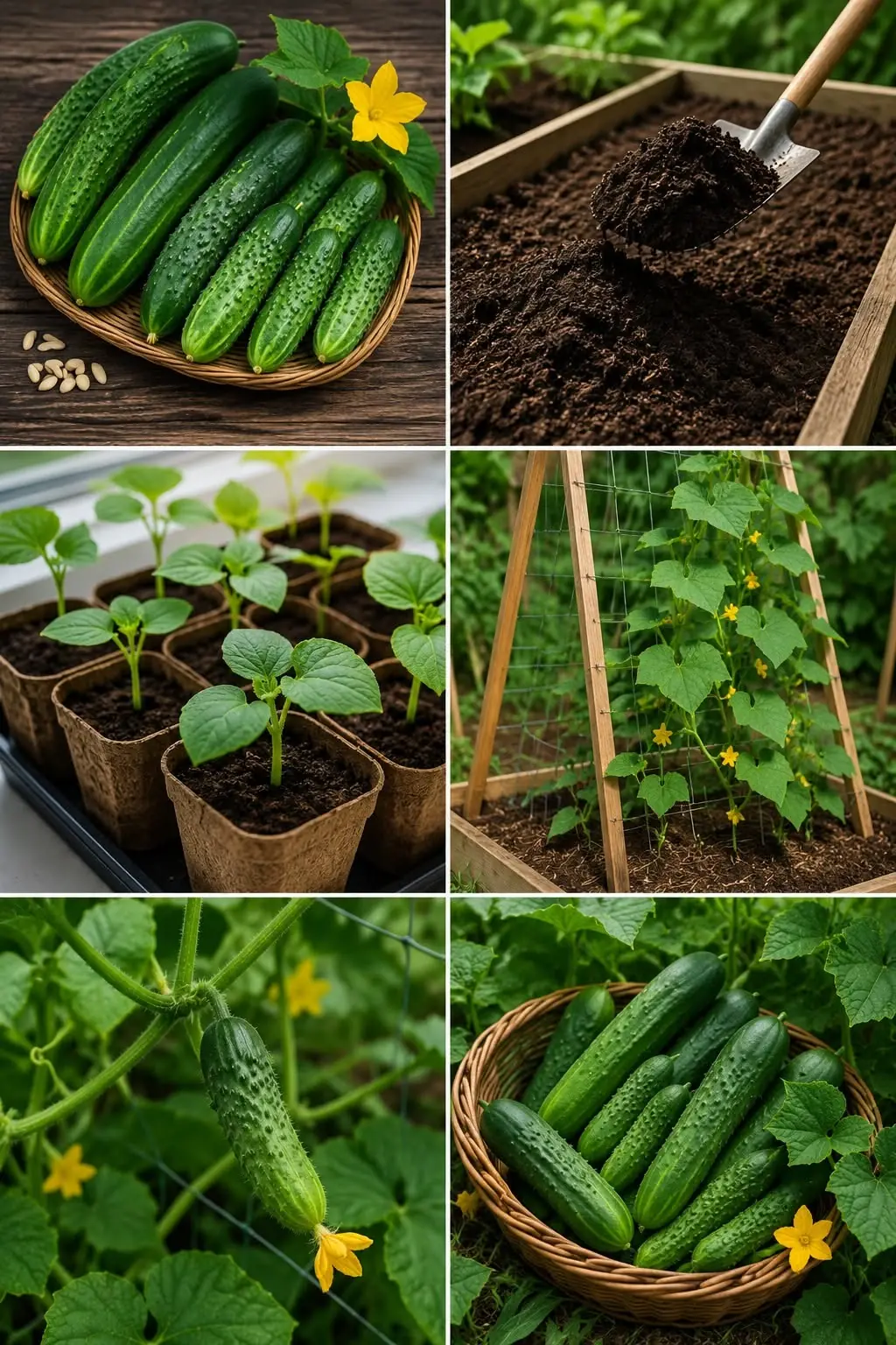 Como cultivar pepinos como um profissional: 5 segredos essenciais