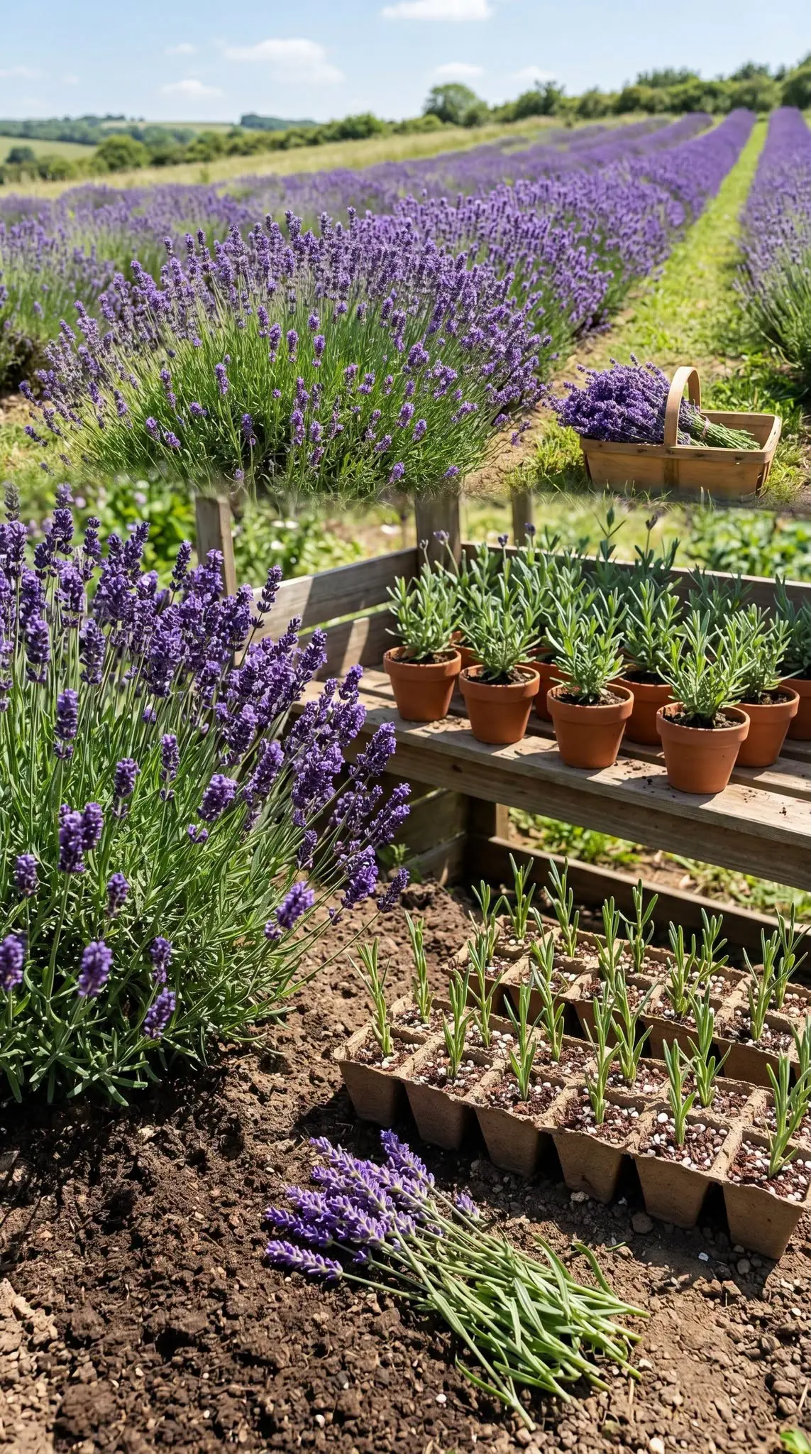 Lavanda em Dobro: Como Multiplicar Suas Plantas Usando Estacas e Garantir Um Jardim Aromático