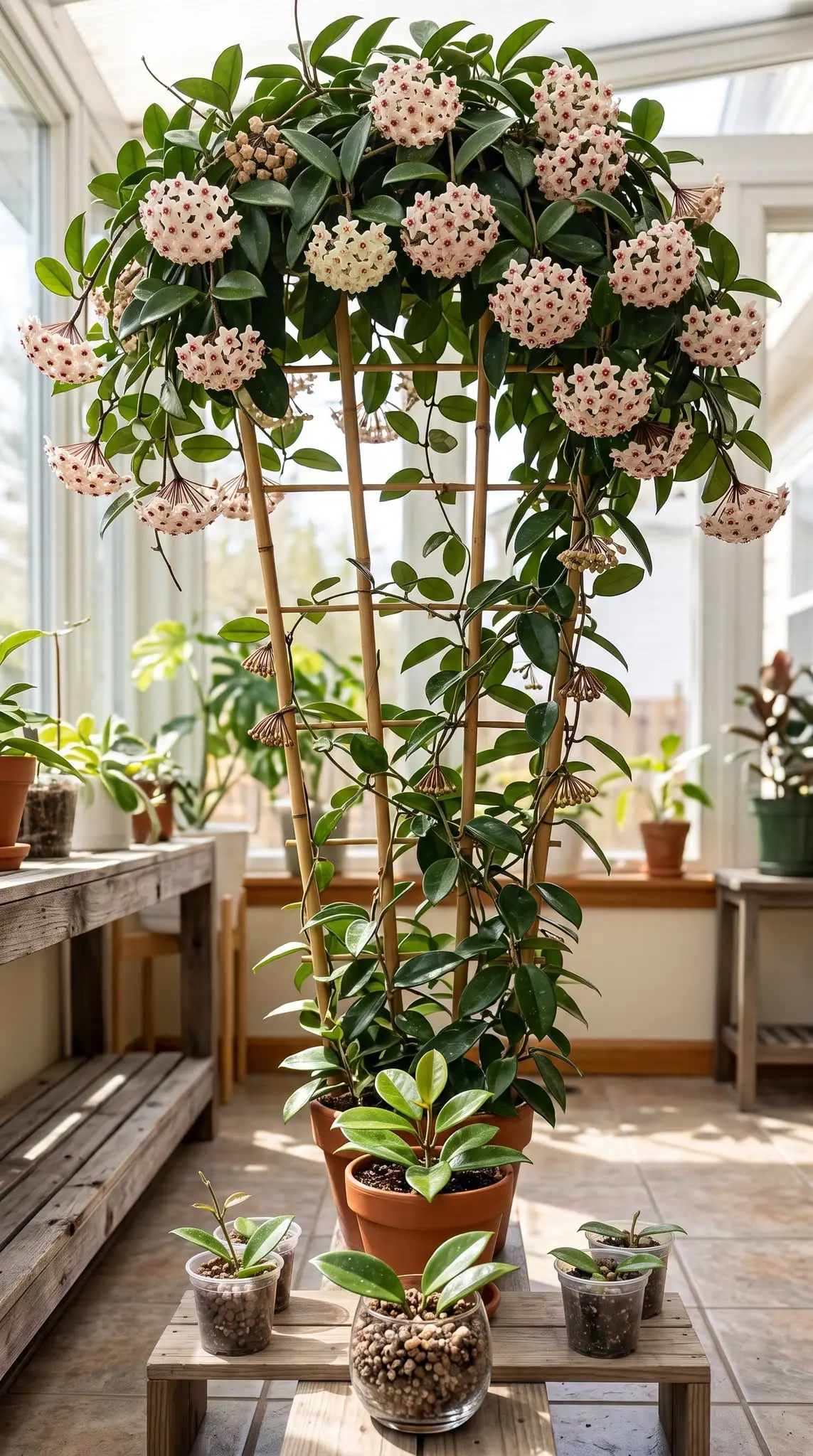 Como hacer florecer la flor de cera (Hoya) para tener cientos de flores