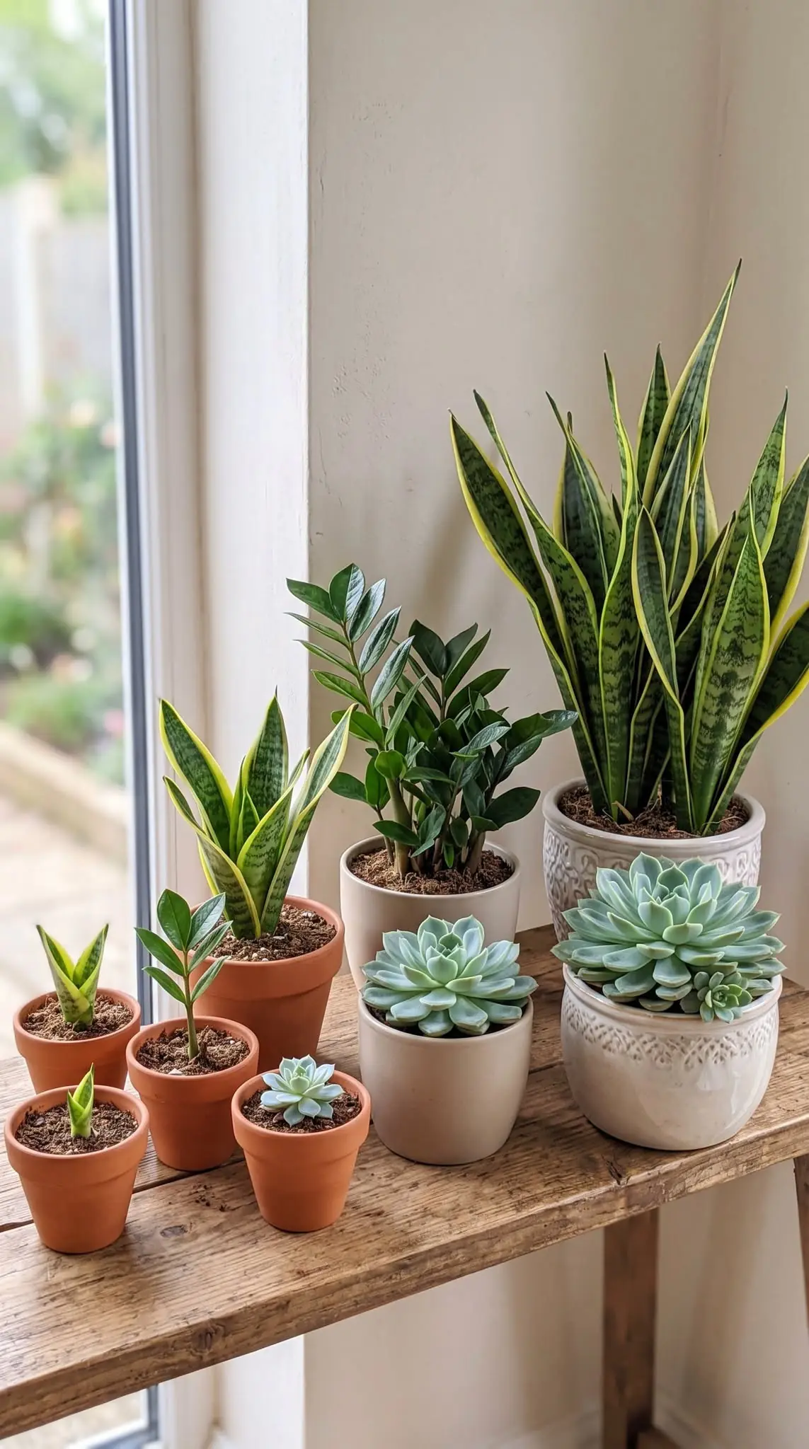 3 bonitas plantas de interior que requieren poca agua y poco mantenimiento