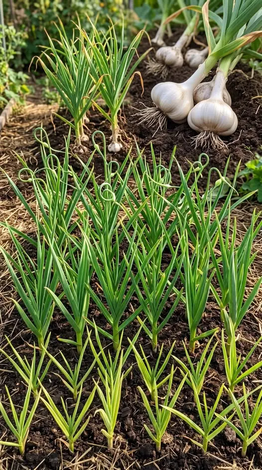 Alho Amarelado? O Segredo Natural Que Faz as Folhas Ficarem Verdes e o Bulbo Crescer Gigante