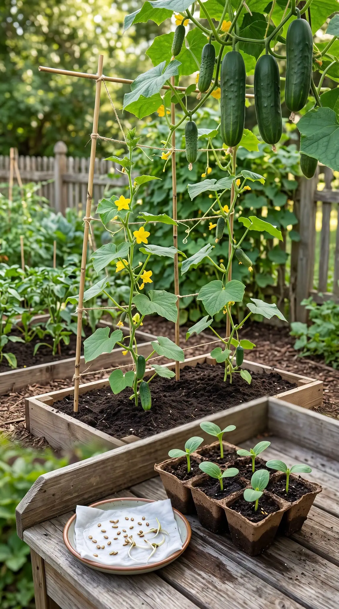 Sementes de Pepino que Despertam Rápido: O Ritual de Pré-Germinação que Multiplica Mudas Saudáveis