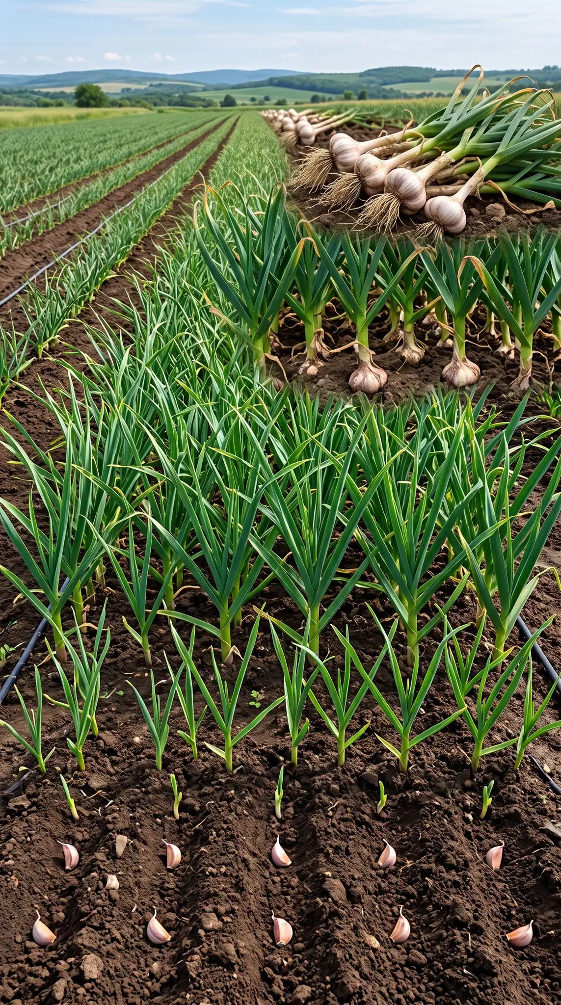 O Fertilizante que Mantém o Alho Verde e Garante Colheita Abundante: A Primeira Adubação Essencial